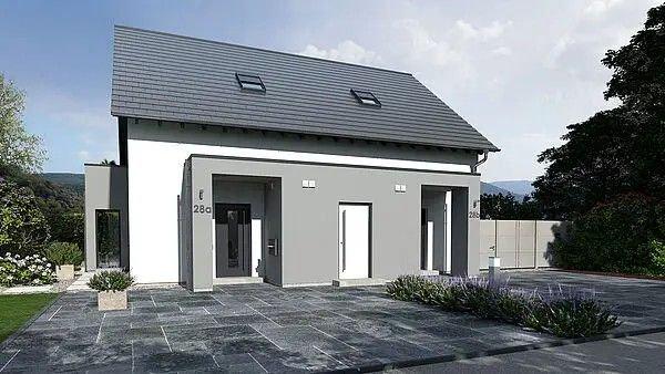 Zweifamilienhaus mit 2 Haushälften ! Nur 415000,-EUR je Familie je Haushälfte mit hälftigen Grundstück !
