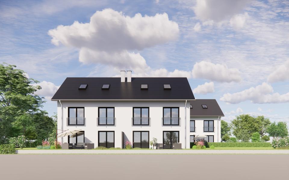 3 attraktive Doppelhäuser mit großen Gartenanteilen