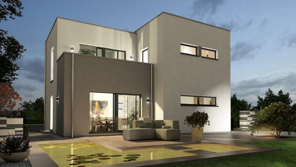 Schöne Villa im Bauhausstil mit Dachterrasse ! Grundstück ist bereits im Preis !