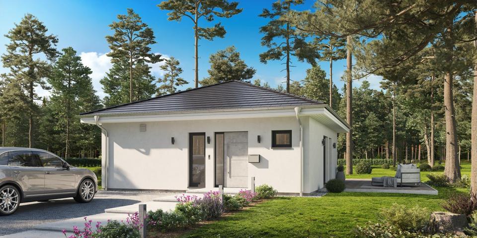 Maximaler Wohnkomfort auf einer Ebene in einem Bungalow ! Der große Kleine ist super ! Mit Grundstück !