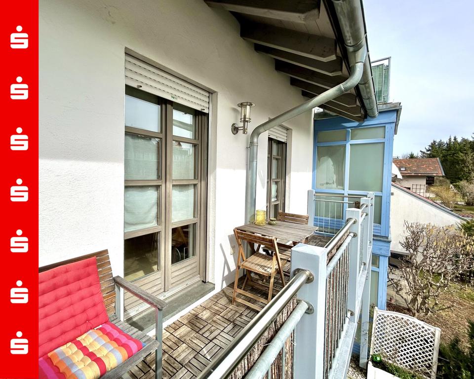 1-Zimmer-Wohung in Wolfratshausen mit gemütlichen Balkon